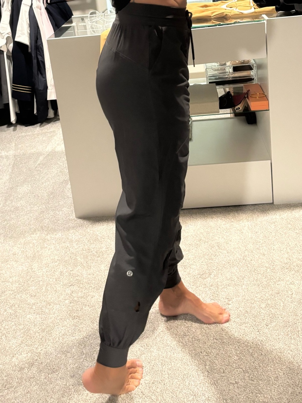 lululemon athletica Charcoal Drawstring Joggers